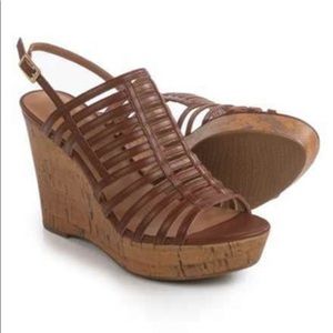 Franco Sarto Sombre Wedge Sandals
